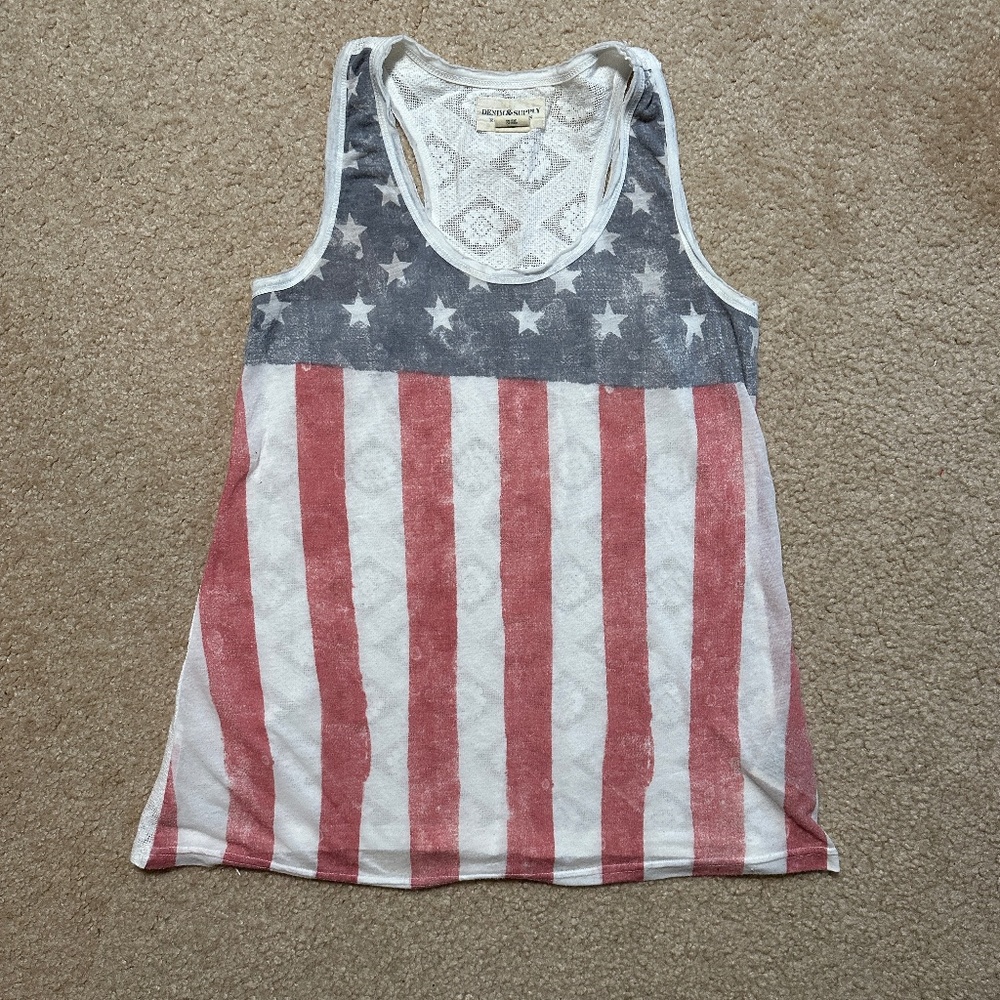 Denim & Supply Ralph Lauren American Flag Tank